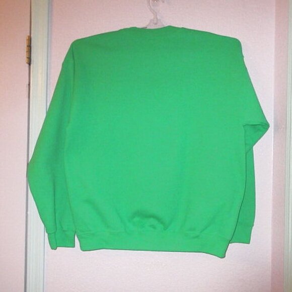 Ferrick's Irish Pub Dublin Ireland Sweatshirt Mens Size L Kelly Green Blokecore - Picture 7 of 9